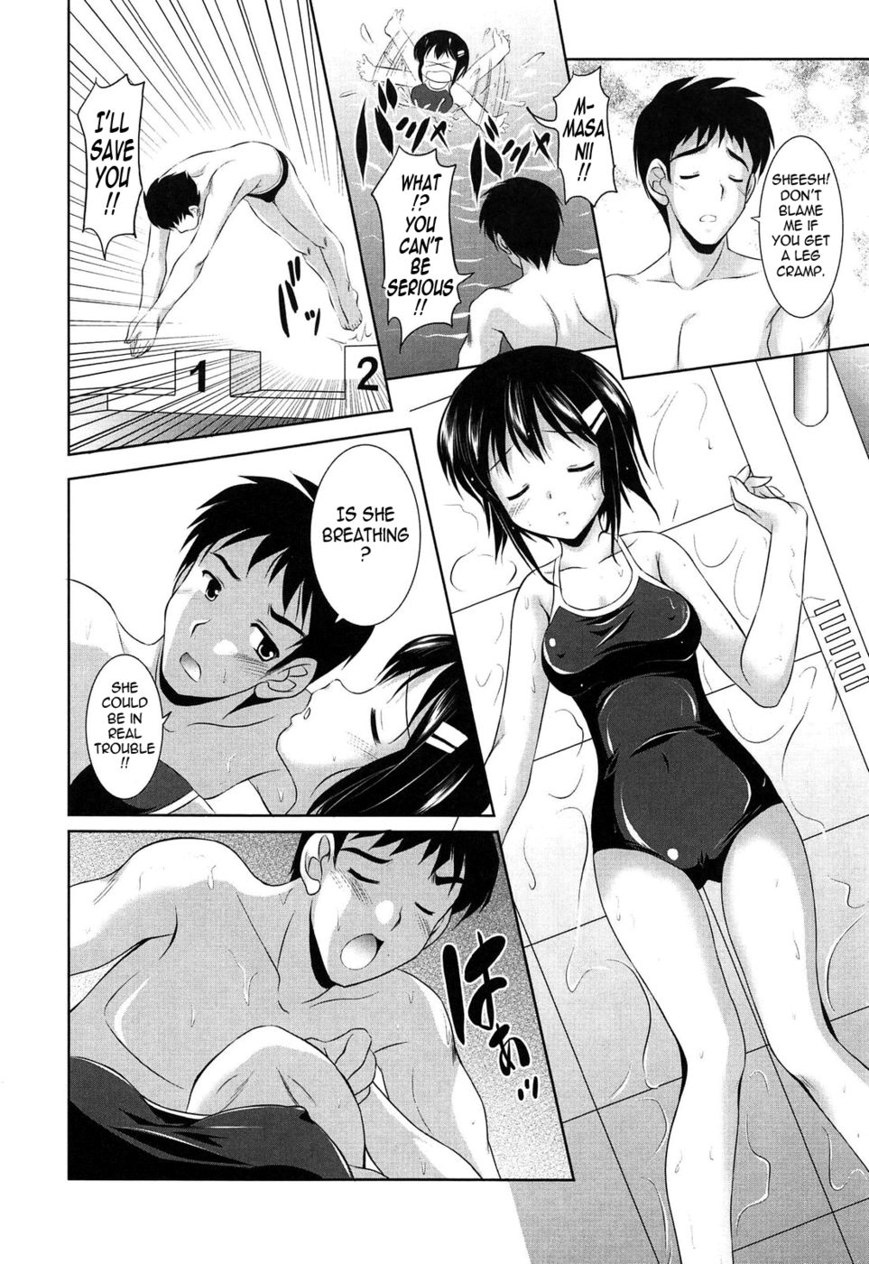 Hentai Manga Comic-Younger Girls Celebration-Chapter 8-Trans-swimsuit lovers-6